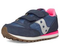 Saucony Tenis Unisex Jazz Double Hlpara niños, Azul Marino, Plateado y Rosa, 39 EU