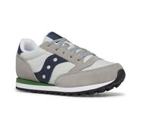 Saucony Tenis Unisex Jazz Original para niños, Gris Azul Marino Verde, 35 EU