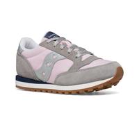 Saucony Tenis Unisex Jazz Original para niños, Gris Rubor Plateado, 38 EU