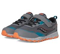 Saucony Unisex Niño Peregrine Kdz Ac Shield, Gris/ verde azulado, 13 Big Kid