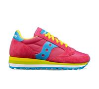 Saucony Zapatilla Jazz Triple para Mujer, Rosa/Azul Claro, 7.5