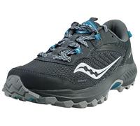 Saucony Women's Excursion TR15 Trail Running Shoe, Shadow/Jewel, 10