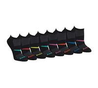 Saucony Women's Performance Super Lite No-Show Athletic Running Socks Multipack, Black Assorted (8 Pairs), Shoe Size: 5-10