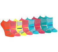 Saucony Women's Performance Super Lite No-Show Athletic Running Socks Multipack, Light Assorted (8 Pairs), Shoe Size: 5-10