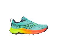 Zapatillas de running hombre, Saucony Peregrine 16 verde amarillo naranja 43