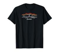 Saudade Río De Janeiro Minimalista Retro Brasil Skyline Camiseta
