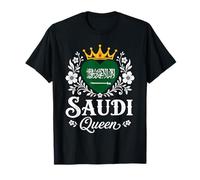 Saudi Queen Saudi Arabia Flag Proud Saudi Woman Camiseta