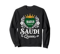 Saudi Queen Saudi Arabia Flag Proud Saudi Woman Sudadera