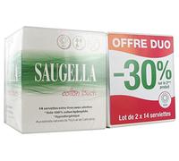 Saugella Cotton Touch Juego de 2 x 14 Toallas Extrafinas con Aletas