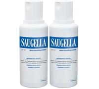 Saugella Dermolíquido Gel Íntimo Diario - Higiene Íntima Suave para Mujeres en Edad Fértil, Limpieza Delicada con Protección Natural - 250 ml (Paquete de 2)