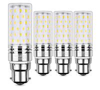 SAUGLAE B22 Bombilla de Maíz LED 15W, 3000K Blanco Cálido, 120W Incandescente Bombillas Equivalentes, 1700Lm, Bayoneta Cap Bombillas LED, 4-Pack
