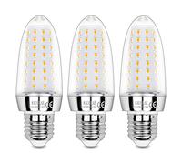 SAUGLAE Bombillas LED de 15W, Bombillas Incandescentes Equivalente de 120W, Blanco Cálido de 3000K, 1700 lm, Bombillas de Tornillo Edison E27, 3 Piezas