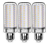 SAUGLAE Bombillas LED de 26W, Bombillas Incandescentes Equivalente de 200W, Blanco Cálido de 3000K, 3000 lm, Bombillas de Tornillo Edison E27, 3 Piezas