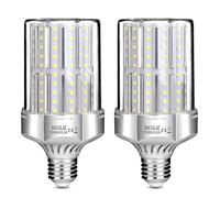 SAUGLAE Bombillas LED de 32W, Bombillas Incandescentes Equivalente de 260W, Blanco Frío de 6000K, 3600 Lm, Bombillas de Tornillo Edison E27, 2 Piezas