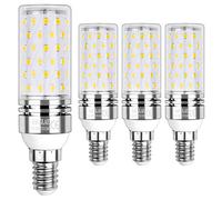 SAUGLAE E14 Bombilla de Maíz LED 15W, 3000K Blanco Cálido, 120W Incandescente Bombillas Equivalentes, 1700Lm, Pequeño Tornillo de Edison Bombillas LED, 4-Pack