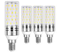 SAUGLAE E14 Bombilla de Maíz LED 15W, 4000K Blanco Neutro, 120W Incandescente Bombillas Equivalentes, 1700Lm, Pequeño Tornillo de Edison Bombillas LED, 4-Pack