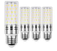 SAUGLAE E27 Bombilla de Maíz LED 15W, 4000K Blanco Neutro, 120W Incandescente Bombillas Equivalentes, 1700Lm, Edison Tornillo Bombillas LED, 4-Pack