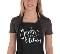 Saukore - Delantal de cocina divertido para mujeres, hombres, delantales de cocina, con 2 bolsillos para hornear, regalos de cocinero divertidos para mujer, novia, hija, mamá abuela