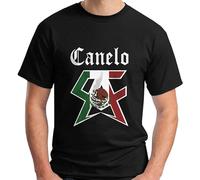 Saul Alvarez Canelo Boxing Champ Men Black T-Shirt Print Unisex Cotton tee Shirt 3XL