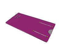 Sauna de infrarrojos 180 x 80 cm, 2 zonas, Oxford, con temporizador, mando a distancia y protección contra sobrecargas, 35-80 °C, SPA, plegable, para sudoración caliente, desintoxicación (morado)