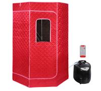 Sauna de vapor portátil, 3 l, sauna, plegable, cabina de 1500 W, con mando a distancia y 1 instrumento de fumigación, para balnearios de sauna, tienda de campaña para casa, gran espacio, 90 x 90 x 180