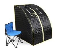 Sauna de Vapor Sauna Plegable Cabina Portátil Home Sauna Infrarrojo Spa Tienda Saunas con Controlador de Temperatura Remoto Sauna Cubierta Sauna,98x80x70cm