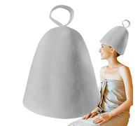 Sauna Hat for Men, Sauna Hat Ropa de cabeza absorbente de agua para la | Aislamiento térmico de sombrero de sauna de fieltro cómodo para mujeres accesorios de ducha de baño de vapor para hombr