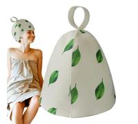 Sauna Hat for Men, Sauna Hat Ropa de cabeza absorbente de agua para la | Sombreros de sauna de fieltro suave para accesorios de ducha para mujeres, con protección de aislamiento térmico y