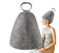 Sauna Hat for Men, Sauna Hat Ropa de cabeza absorbente de agua para la | Tidadaje aislante de absorción de agua para sala de vapor, casa de baños, sombrero de sauna de fieltro natural transpir