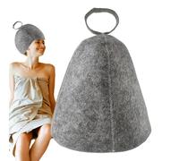 Sauna Hat for Men, Sauna Hat Ropa de cabeza absorbente de agua para la | Tidadaje aislante de absorción de agua para sala de vapor, casa de baños, sombrero de sauna de fieltro natural transpir