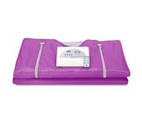 Sauna portátil, Manta de sauna mejorada, manta cafactora de sauna Oxford Digital FIR de 2 zonas, moldeador corporal for pérdida de peso, terapia de desintoxicación, belza antienvejecimiento(Purple)