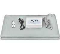 Sauna térmica Digital Mejorada Manta Adelgazante Pérdida de Peso Terapia de desintoxicación Profesional Máquina de Belleza (Plata)