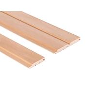 Saunainter Madera perfilada de aliso clase A con lengüeta ranurada STP 15 x 90 mm 2400 mm, 6 unidades de material de construcción para sauna e interiores