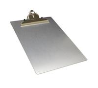 SAUNDERS 22517 - Portapapeles (aluminio, con agujero en alto), color plateado