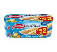 Saupiquet | Saupiquet red caballa vino blanco 1/4 176 g 2 piezas | Precio por unidad | Envío gratis