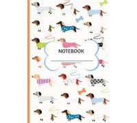 Sausage Dog Notebook - Cute & Colorful Dachshund Design: Perfect for dog lovers to journal, plan, or sketch with their favorite pet by their side - a unique gift for dachshund fans of all ages.