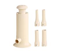 Sausage Filler Meat Stuffer - PC PP 24,5 x 11 cm | Meat And Vegetable Sausage Maker With 4 Tube Connectors | Kitchen Mêat Filler Stuffer For Restaurant Home Use And It Easy to Clean.