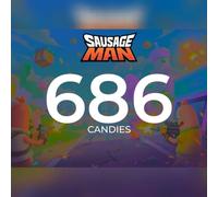 Sausage Man - 686 CANDIES Direct Top-Up - GLOBAL