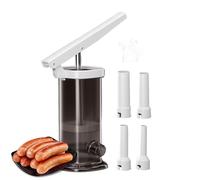 Sausage Stuffer Machine, Heavy Duty Meat Filler, 4,1 × 7 pulgadas Fast Manual Sausage Maker, Large Capacity Kitchen Tool, Professional Meats Stuffer for Homemade Cooking