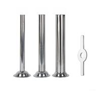 Sausage Tubes With Funnel, 420 Steel Meat Grinder Attachment for Home Cooking, Dishwasher Safe, Fits Most Standard Grinder Model(5)