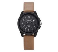 SAUTRV Reloj de pulsera analógico de cuarzo para hombre, con esfera digital, esfera digital, elegante, para negocios, sin batería, talla única, Be, talla única