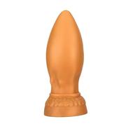SAUVASFZ Anal Butt Plug Juego de Butt Plug Grande Juguete Anal Tapones Anales Anal Butt Plug Enorme Butt Plug Vibrador Butt Plug Anal Vibrador Consolador Anal Grande,GOLD,XL