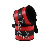 SAUVASFZ Bondage esposas cama sexual cómodo cuero forro de felpa esposas esposas camas restricciones SM juego sexual esclavos eróticos fetiche juguetes sexuales para parejas principiantes extremos