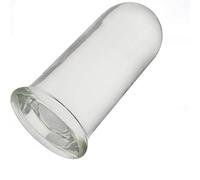 SAUVASFZ Consolador de cristal grande con cuentas anales, tapón anal, consolador de cristal con ventosa, 4 cm ~ 6 cm de grosor, consolador anal, tapón de cristal, masaje