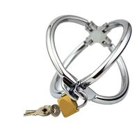 SAUVASFZ SM Esposas Esposas Cruzadas de Metal con Cerradura y Llave Camas Bondage BDSM Restricciones Esclavos Juego Sexual Erótico Fetiche Juguetes Sexuales para Parejas Principiantes