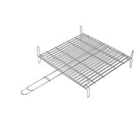 Sauvic 02679 - Parrilla Doble Inoxidable, 18/8, 25 x 30 cm