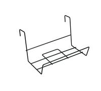 Sauvic 03235 - Soporte Jardinera estándar, 41 x 18 cm, Color Negro