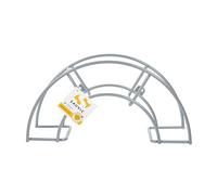 Sauvic 03305 - Soporte Manguera pequeño plastificado, Color Gris