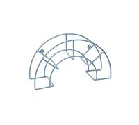 Sauvic 03310 - Soporte Manguera Grande plastificado, Color Gris