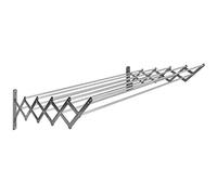 Sauvic 90852 - tendedero e x tensible Inoxidable con 10 Varillas de Aluminio 80 cm, Color 80 x 78 x 26,5 cm